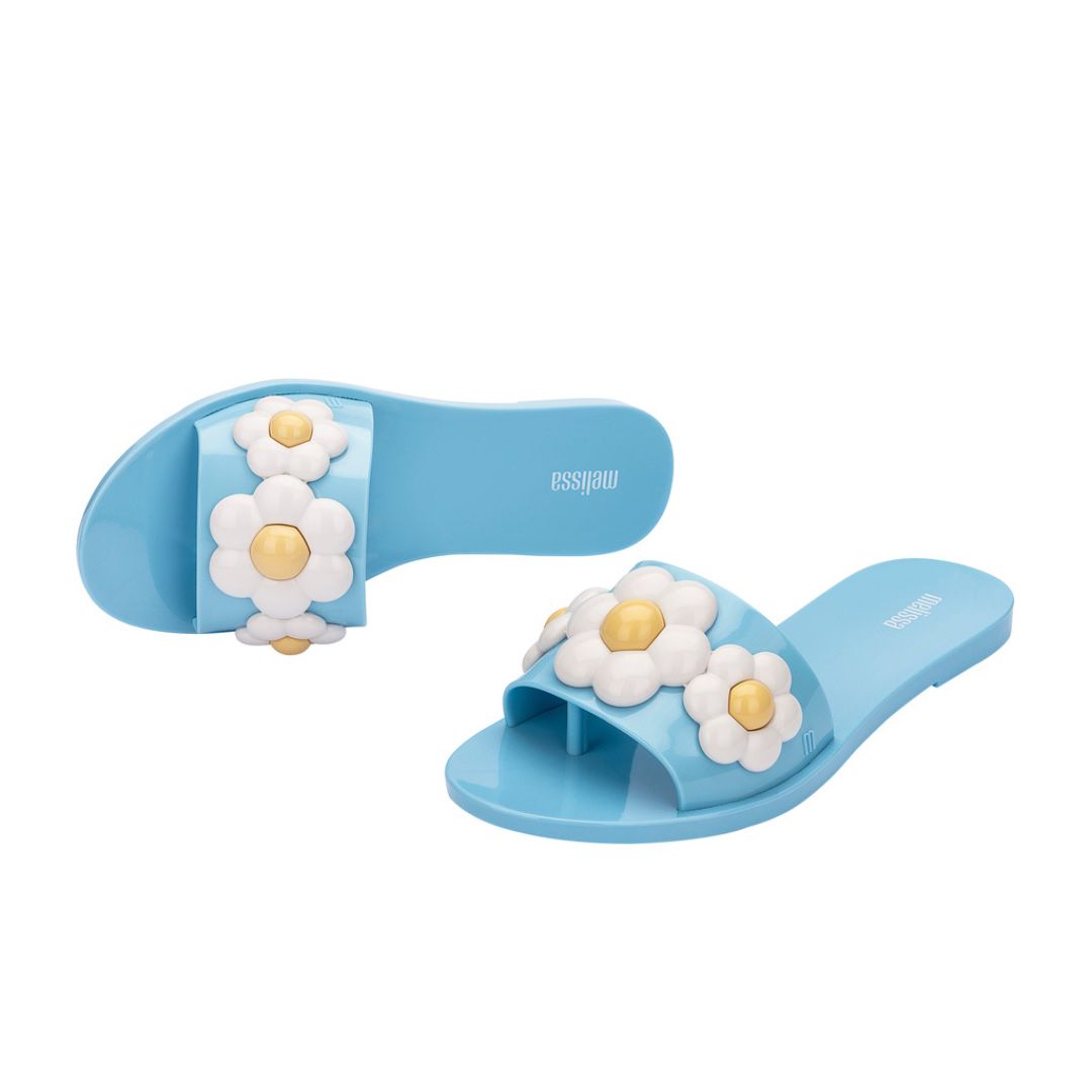 Melissa Babe Spring Ad Blue Klapki Damskie Niebieskie