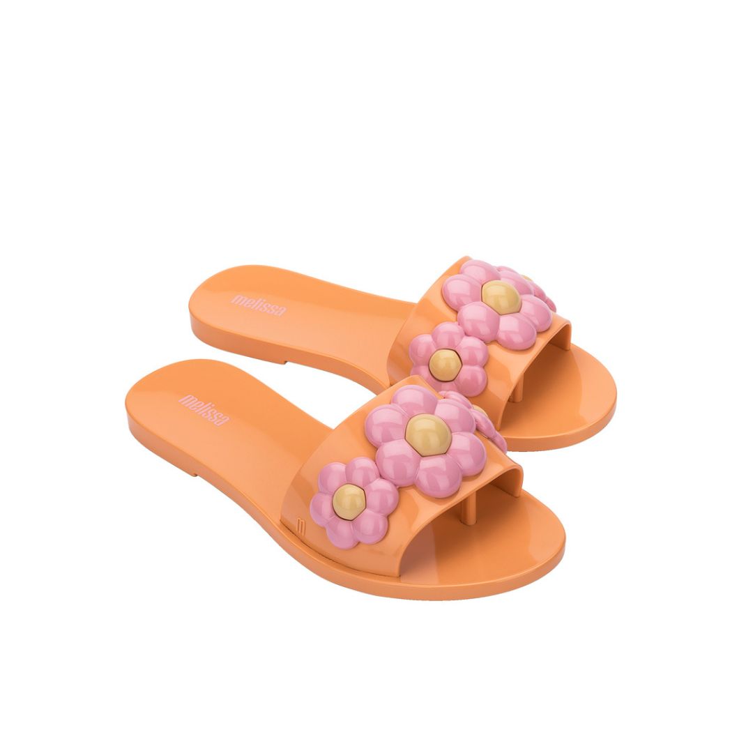 Melissa Babe Spring Ad Orange Pink Klapki Damskie Pomarańczowe