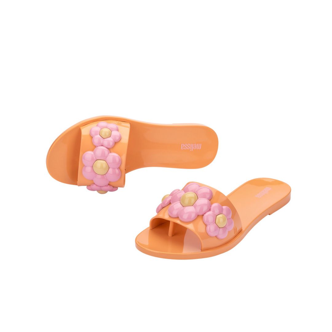 Melissa Babe Spring Ad Orange Pink Klapki Damskie Pomarańczowe