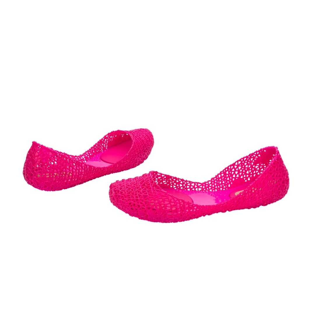 Melissa Campana Papel AD Fucsia Baleriny Damskie Różowe