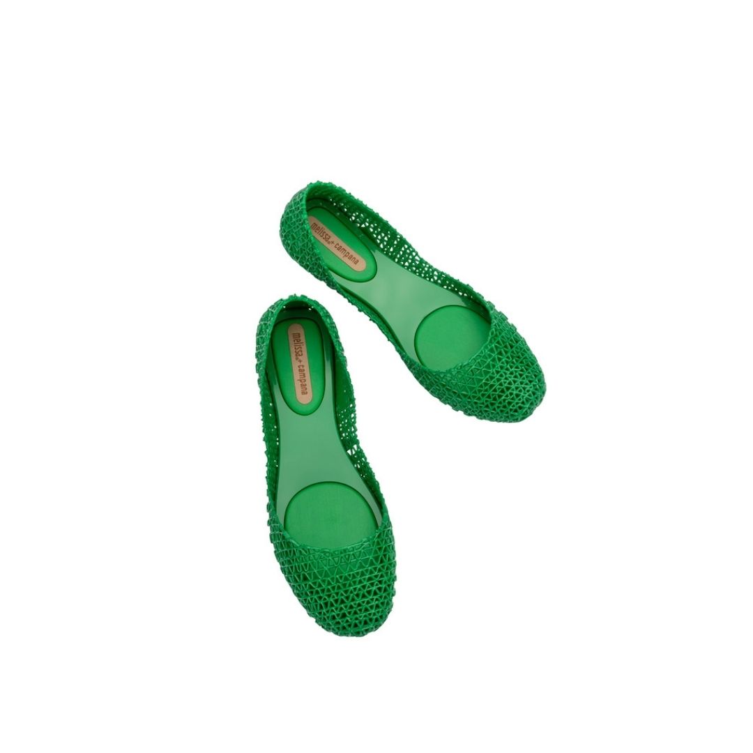 Melissa Campana Papel AD Green Baleriny Damskie Zielone