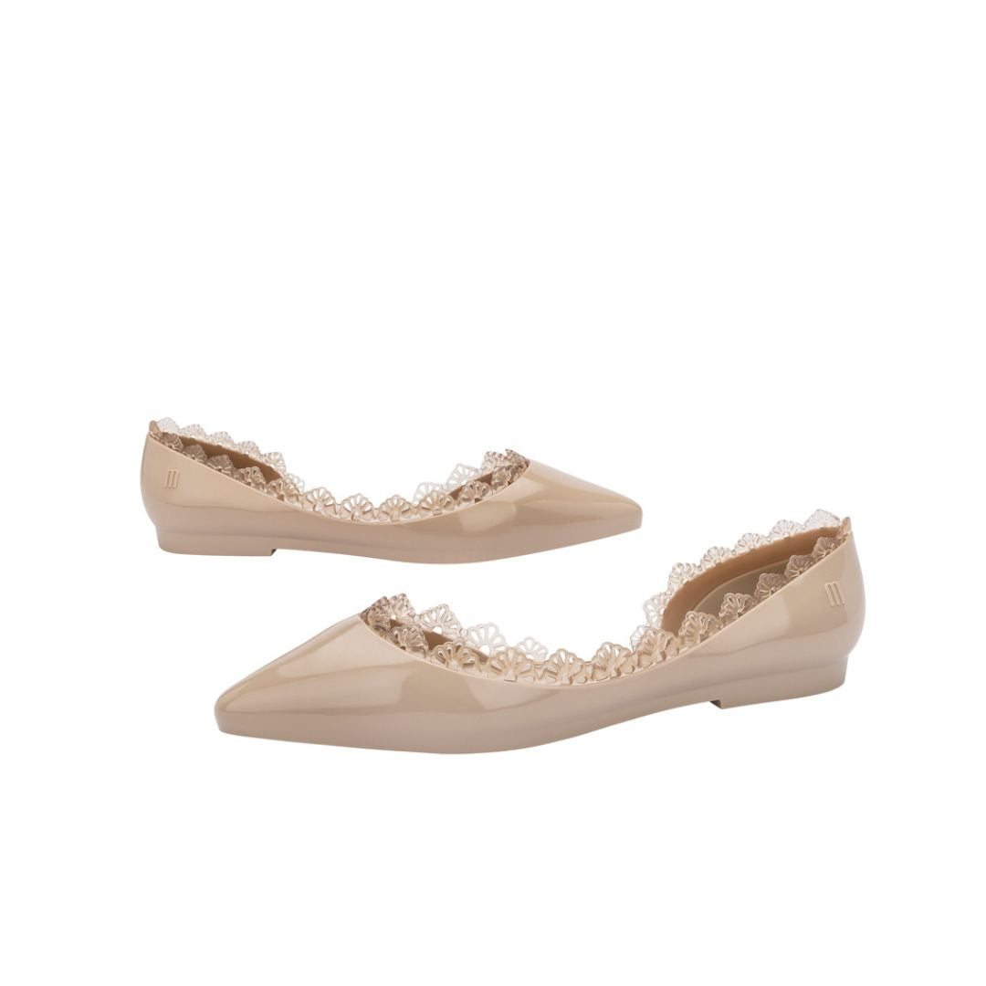 Melissa Cleo II AD Beige Irish Baleriny Damskie Beżowe
