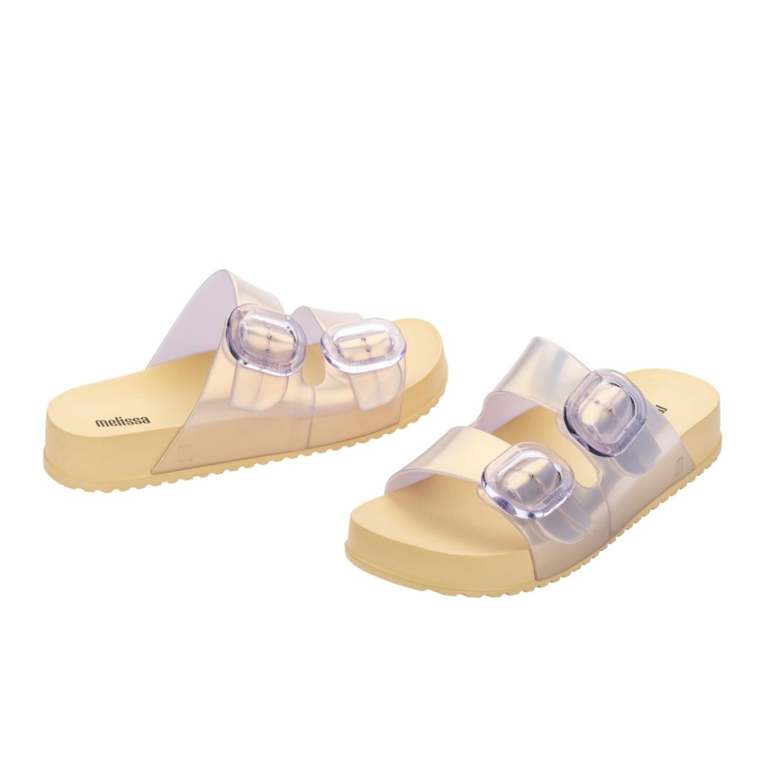 Melissa Cozy Slide Ad Pearl Yellow Klapki Damskie Żółte