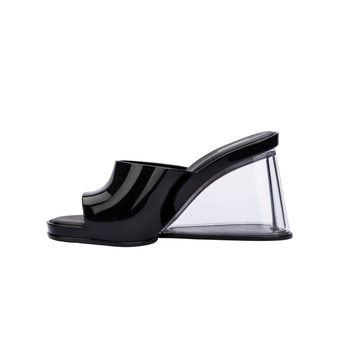 Melissa Darling Ad Black Klapki Damskie Na Koturnie Czarne