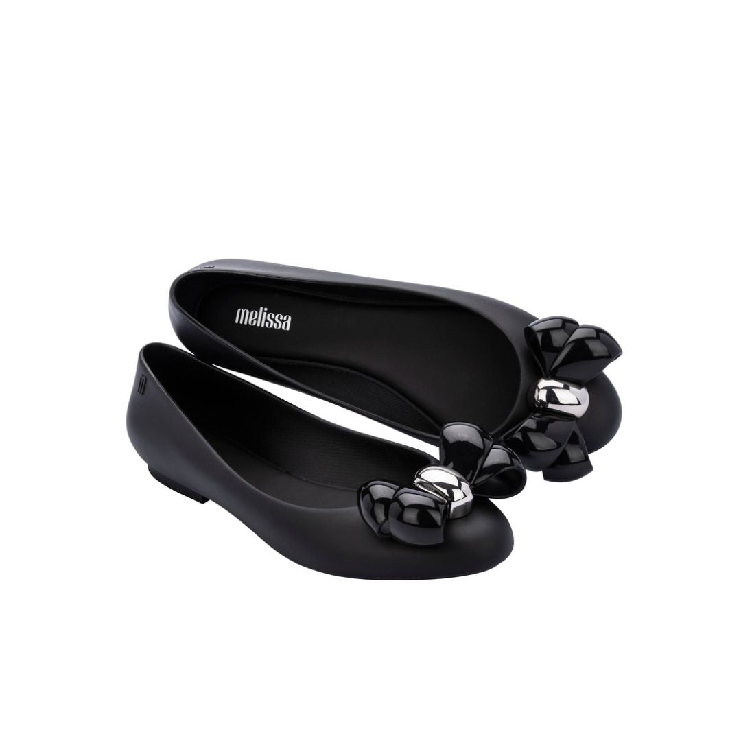 Melissa Doll VIII Ad Black Półbuty Damskie Na Obcasie Czarne