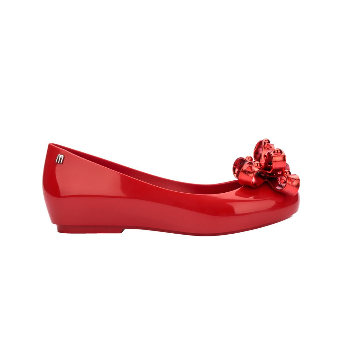 Melissa Dora III Ad Red Baleriny Damskie Z Kokardką Czerwone