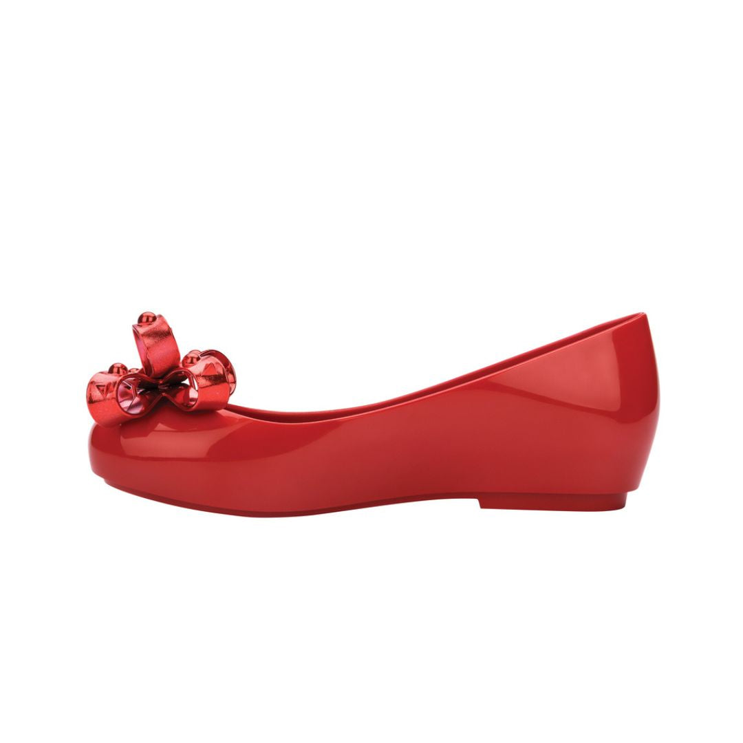 Melissa Dora III Ad Red Baleriny Damskie Z Kokardką Czerwone