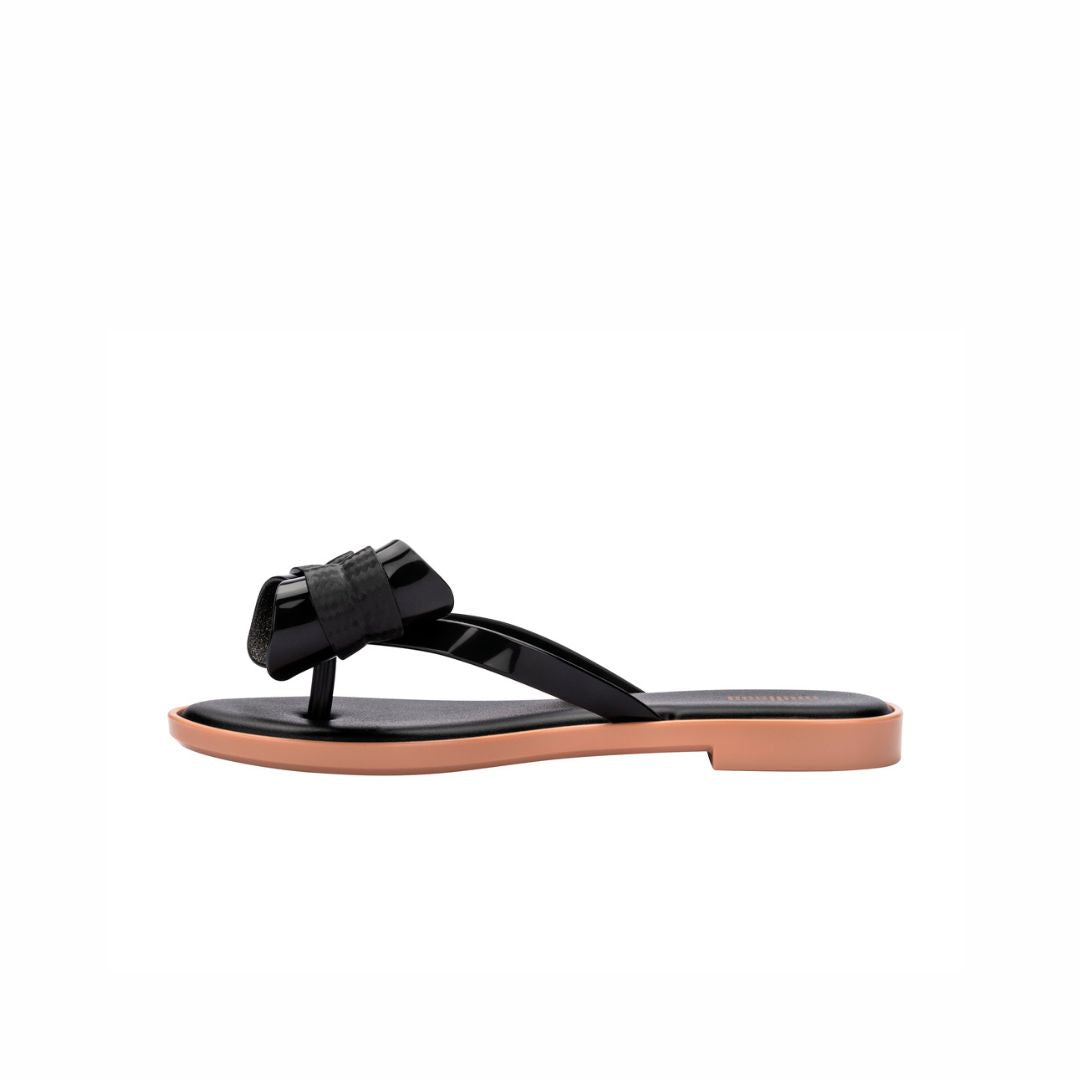 Melissa Flip Flop Slim V AD Black Japonki Damskie Czarne