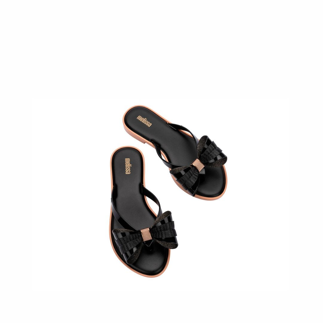 Melissa Flip Flop Slim V AD Black Japonki Damskie Czarne