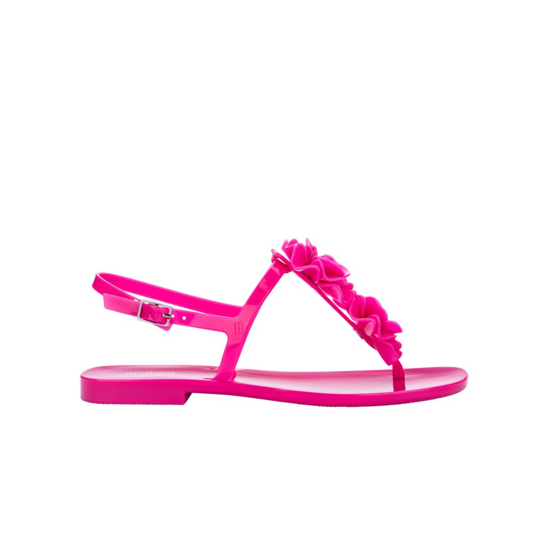 Melissa Harmonic Squared Garden Ad Fucsia Sandały Damskie Różowe