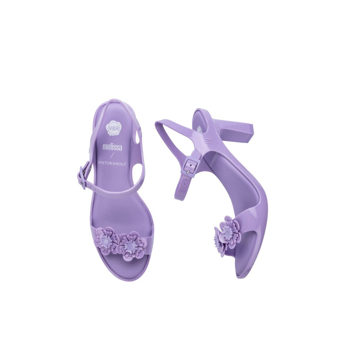 Melissa Lady Emme Blossom + Victor and Rolf Lilac Buty Na Obcasie Damskie Fioletowe