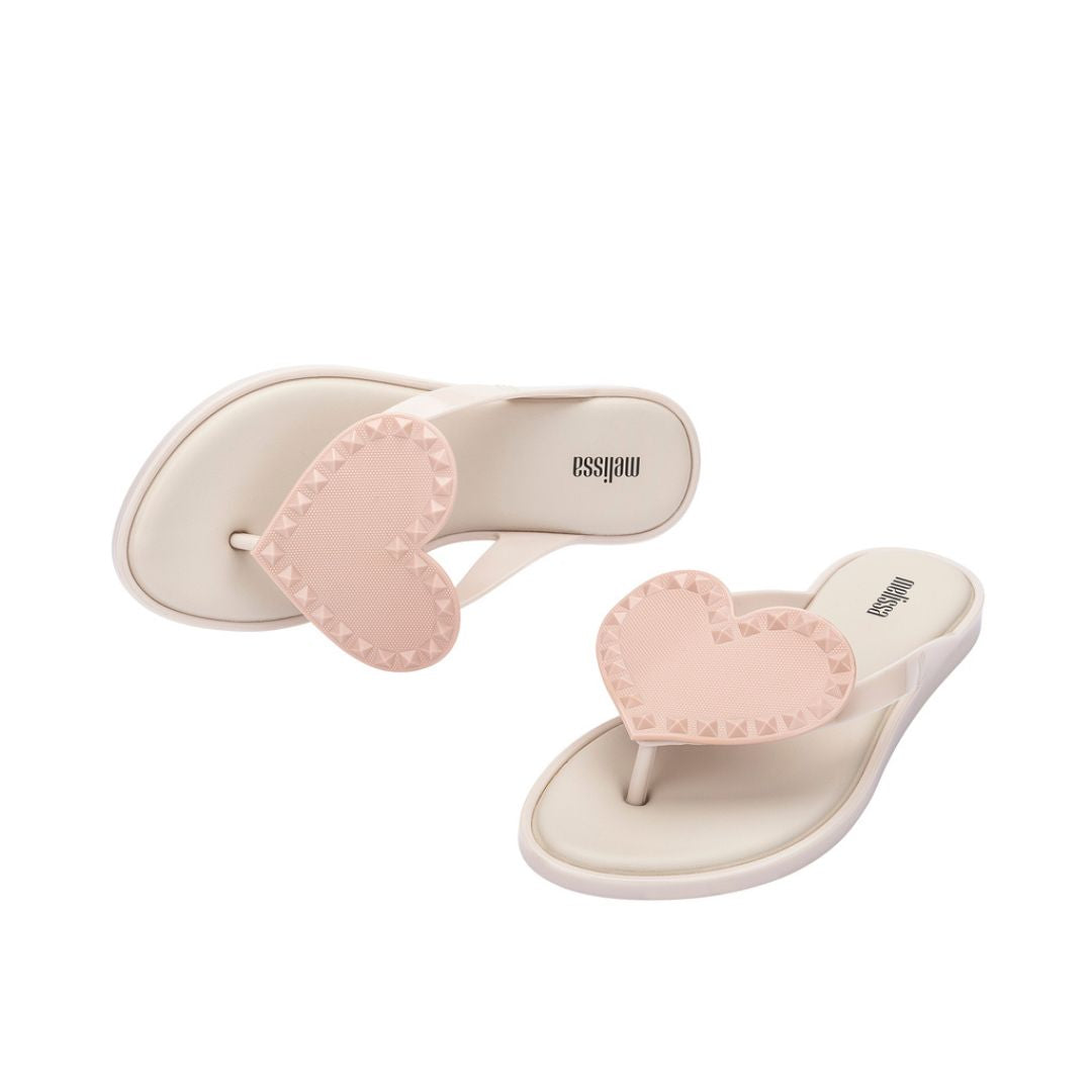 Melissa Lily AD Beige Pink Japonki Damskie Beżowe Różowe