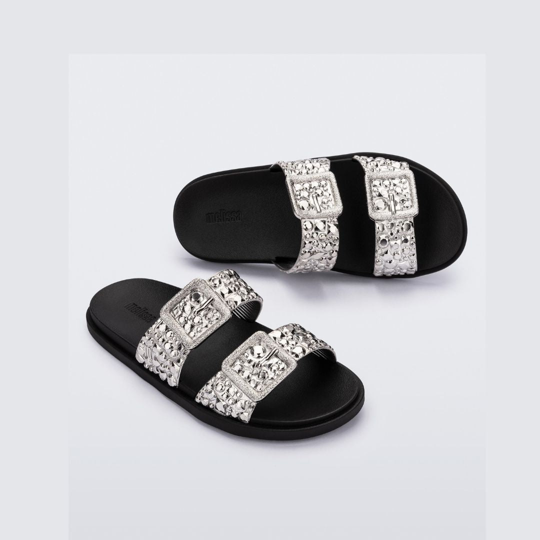 Melissa Lust Slide AD Onix Black Klapki Damskie Czarne