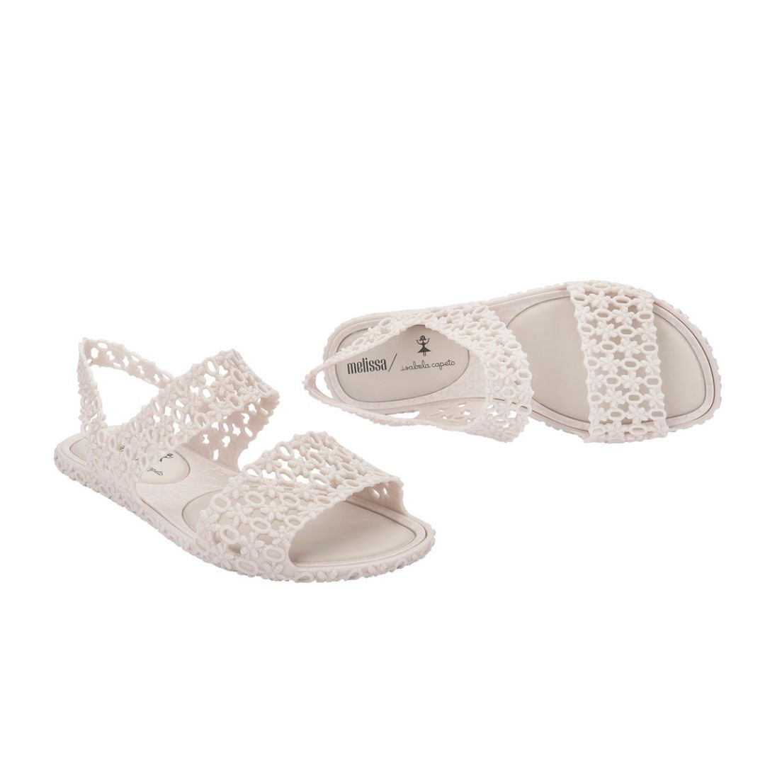 Melissa Panc Sandal Isabela Ad Beige Sandały Damskie Beżowe