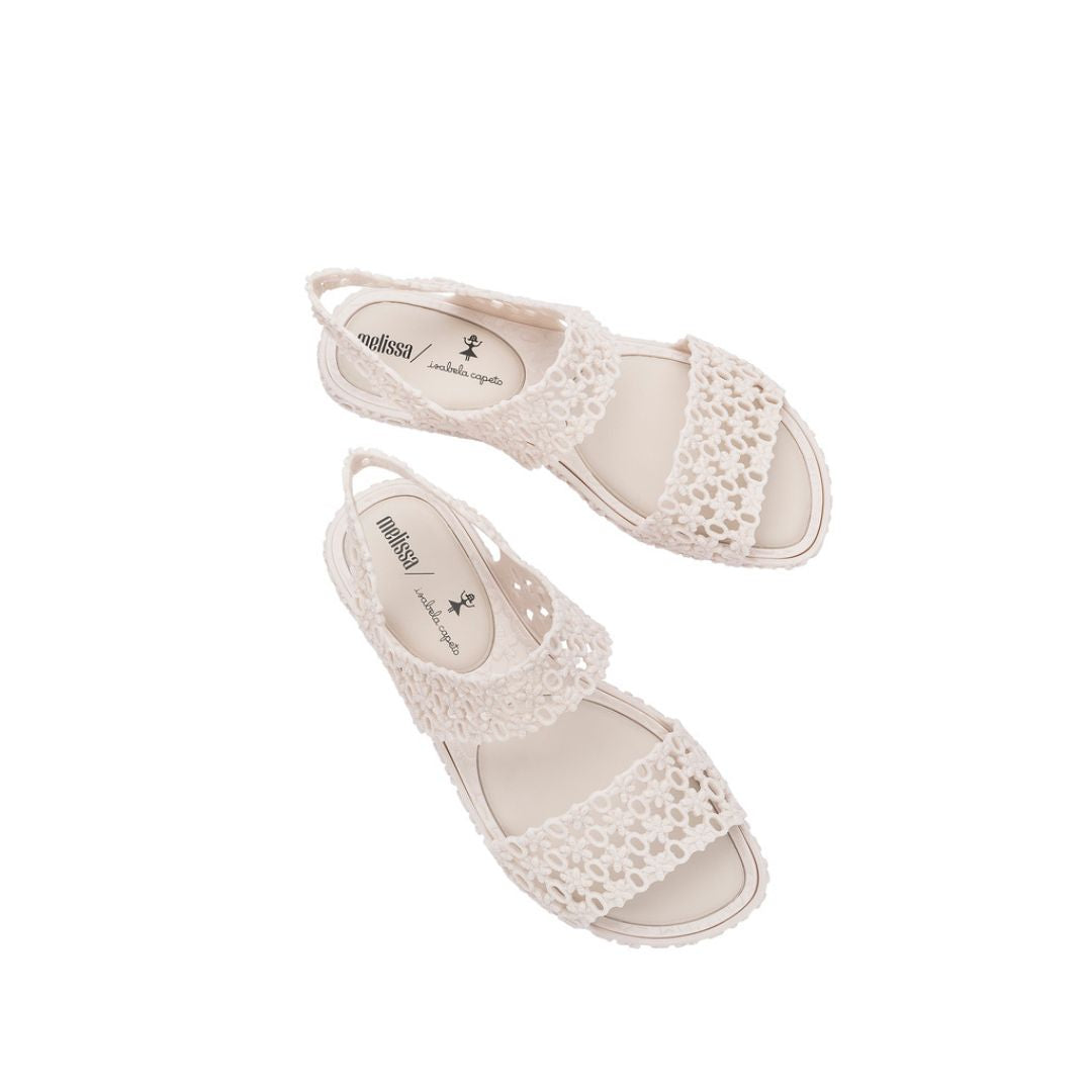 Melissa Panc Sandal Isabela Ad Beige Sandały Damskie Beżowe