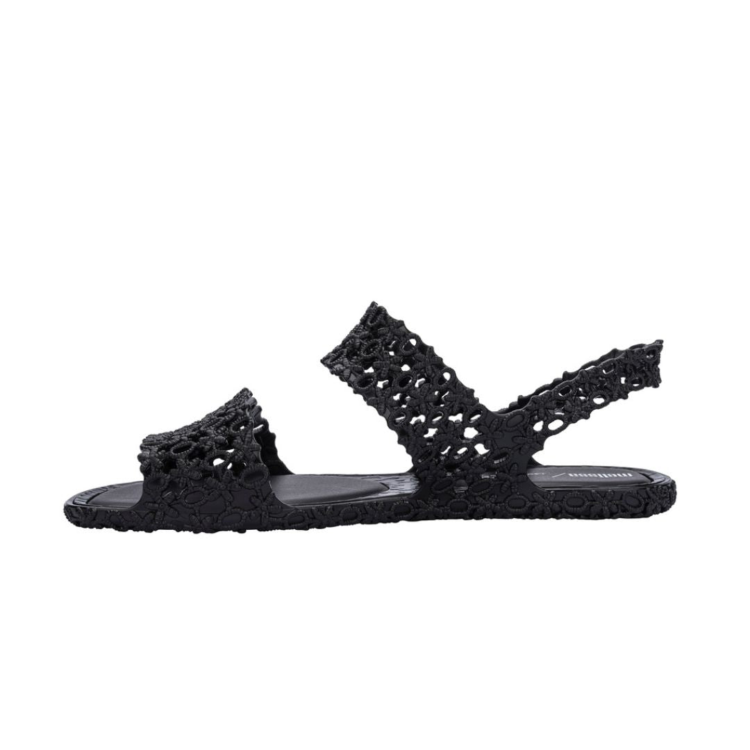 Melissa Panc Sandal Isabela Ad Black Sandały Damskie Czarne