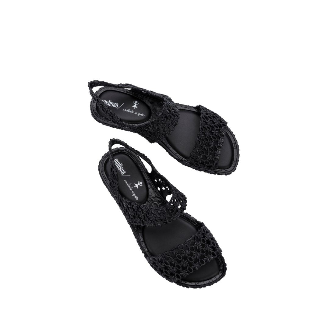 Melissa Panc Sandal Isabela Ad Black Sandały Damskie Czarne