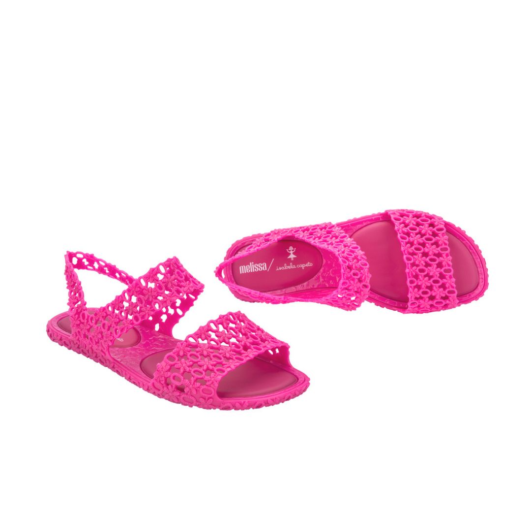 Melissa Panc Sandal + Isabela Capeto Pink Sandały Damskie Różowe