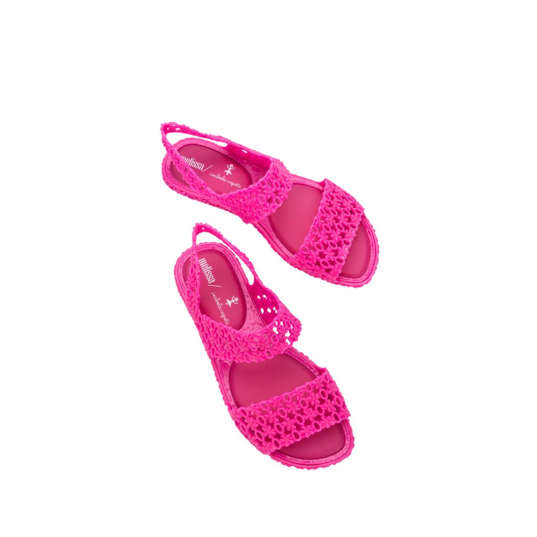 Melissa Panc Sandal + Isabela Capeto Pink Sandały Damskie Różowe