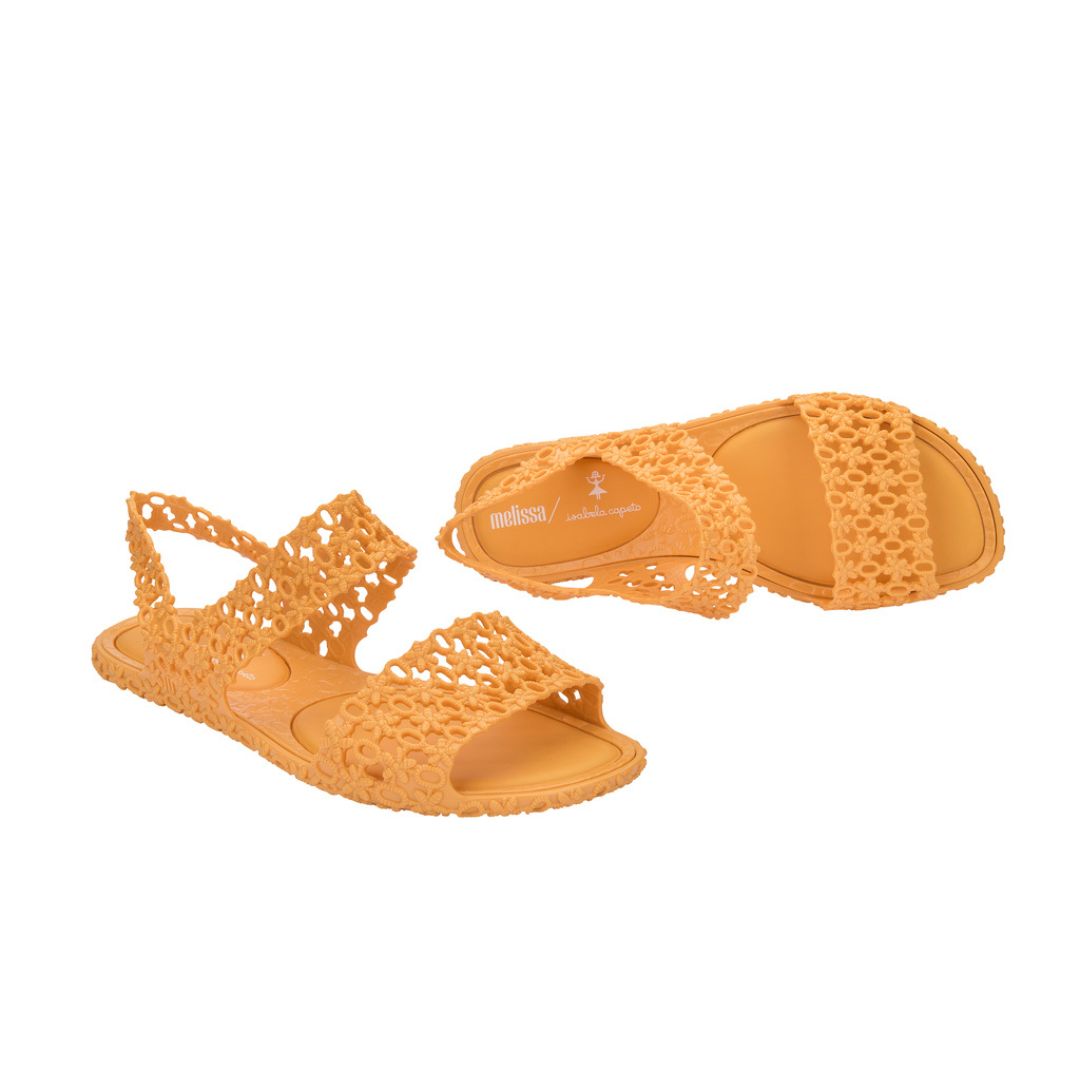 Melissa Panc Sandal + Isabela Capeto Yellow Sandały Damskie Żółte