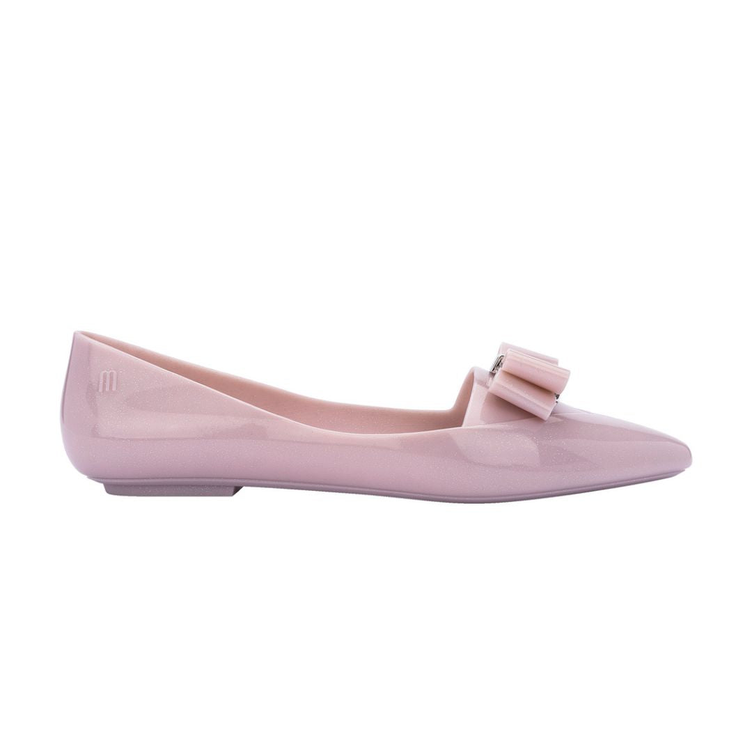 Melissa Pointy VI Ad Light Pink Baleriny Damskie Z Kokardką Różowe