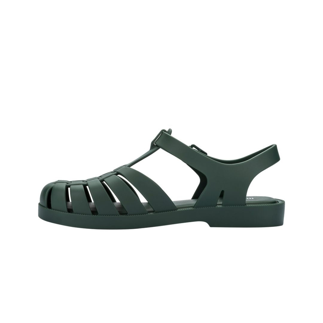 Melissa Possession AD Green Matt Sandały Damskie Zielone Matowe