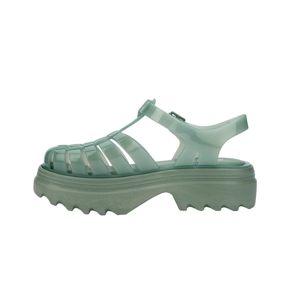 Melissa Possession Platform II AD Green Sandały Na Platformie Damskie Zielone