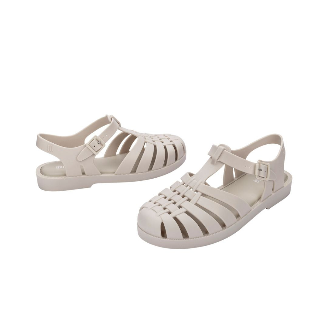 Melissa Possession AD White Matt Sandały Damskie Białe Matowe