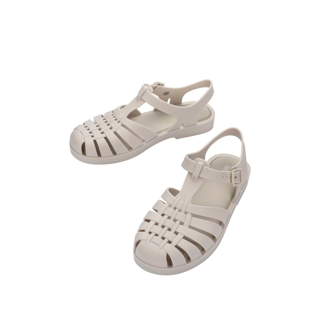 Melissa Possession AD White Matt Sandały Damskie Białe Matowe