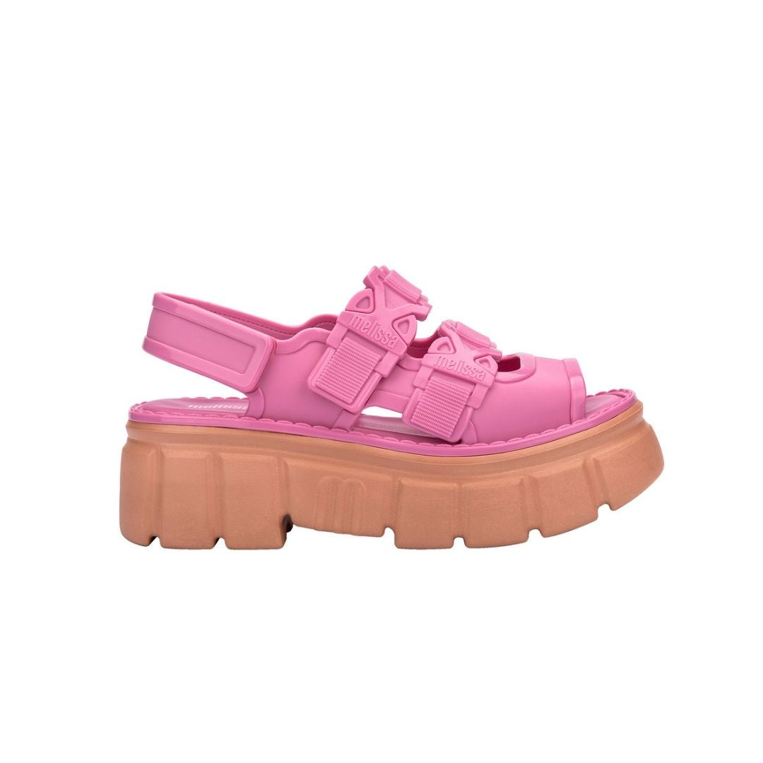 Melissa Rebel Sandal AD Pink Sandały Na Platformie Damskie Różowe