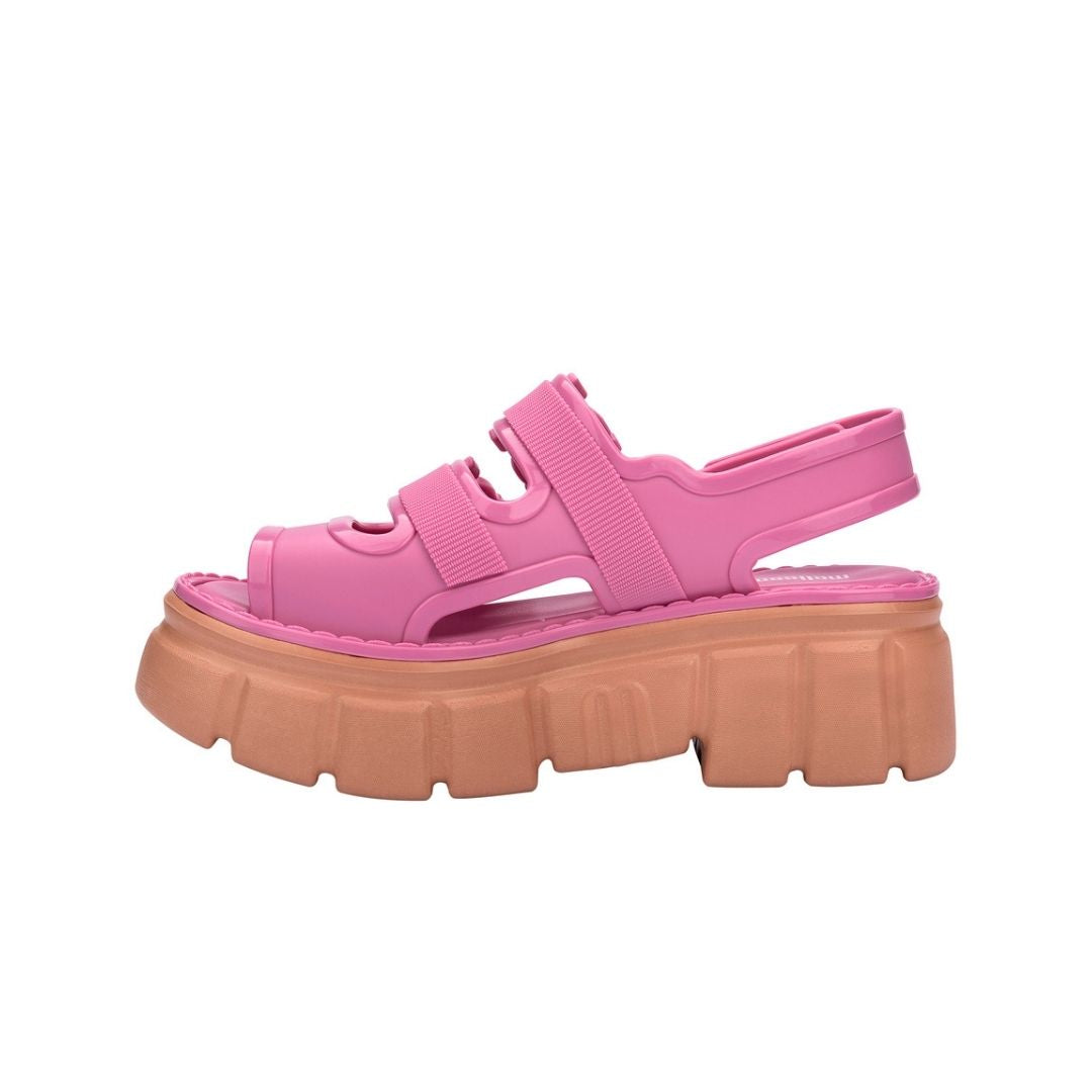 Melissa Rebel Sandal AD Pink Sandały Na Platformie Damskie Różowe