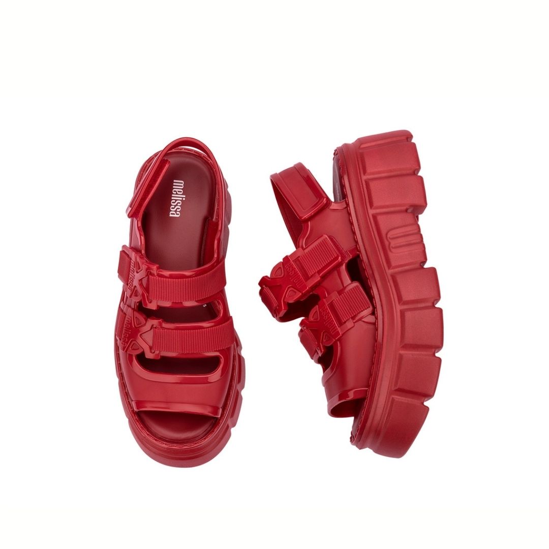 Melissa Rebel Sandal AD Red Sandały Na Platformie Damskie Czerwone