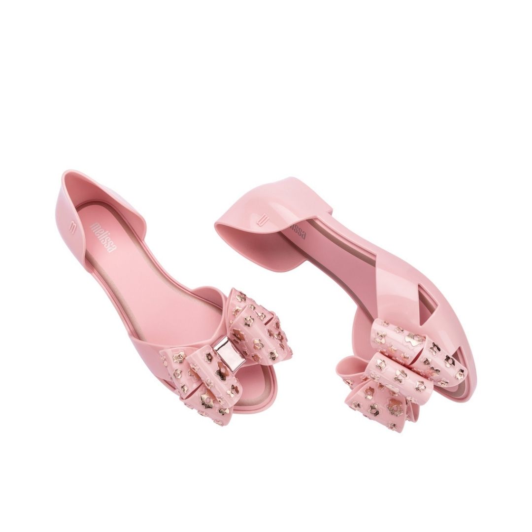 Melissa Seduction VI Ad Pink Bronze Baleriny Damskie Różowe