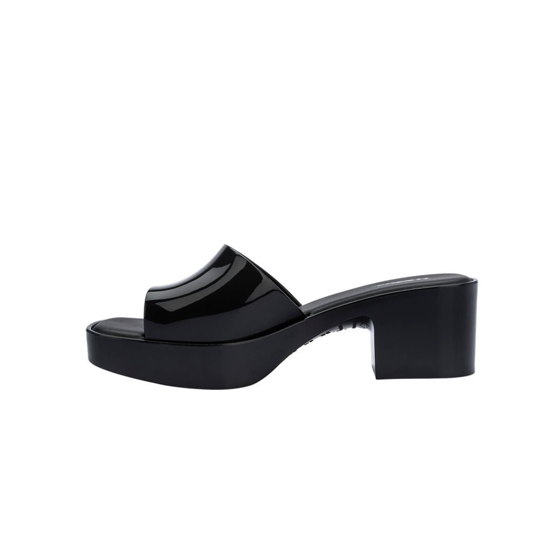 Melissa Shape Ad Black Klapki Damskie Na Obcasie Czarne