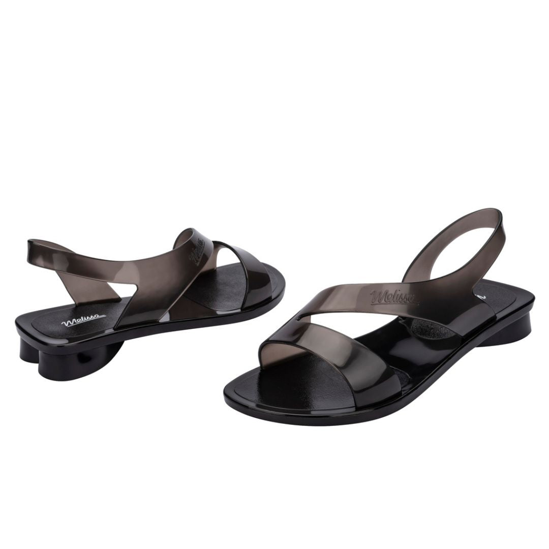 Melissa The Real Jelly Paris AD Black Sandały Damskie Czarne