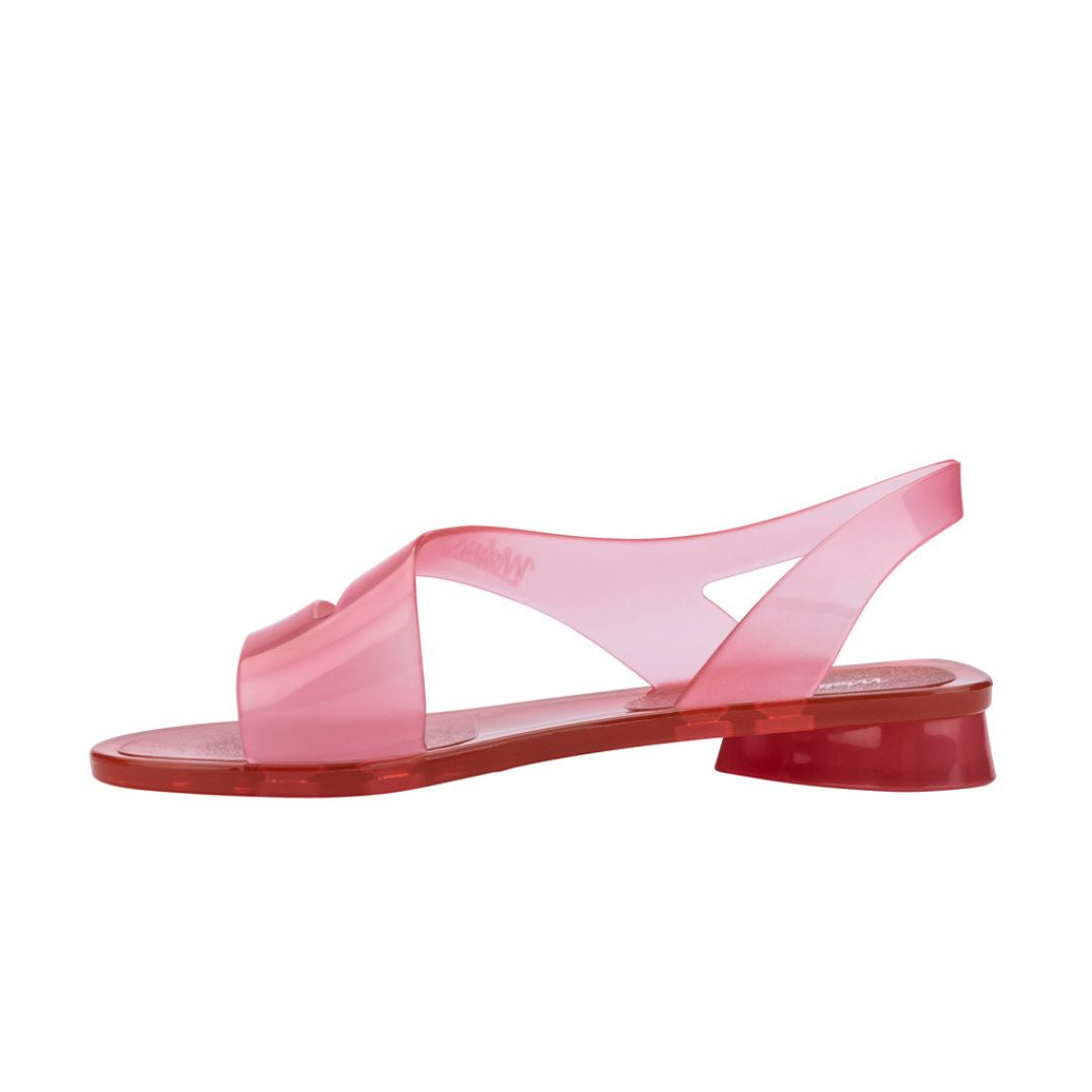 Melissa The Real Jelly Paris AD Pink Red Sandały Damskie Różowe