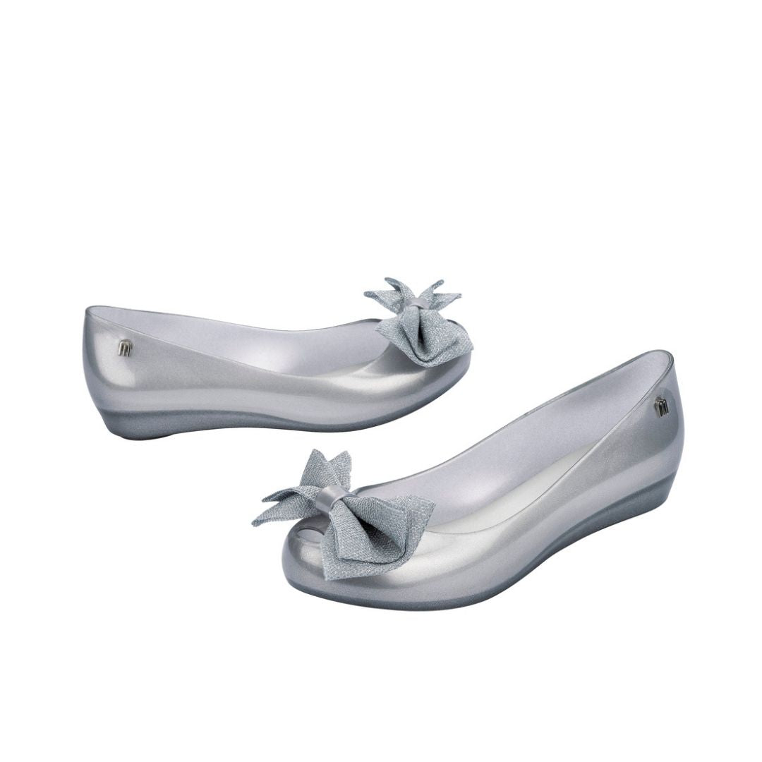 Melissa Ultragirl Sweet XXIV AD Metallic Silver Baleriny Damskie Srebrne