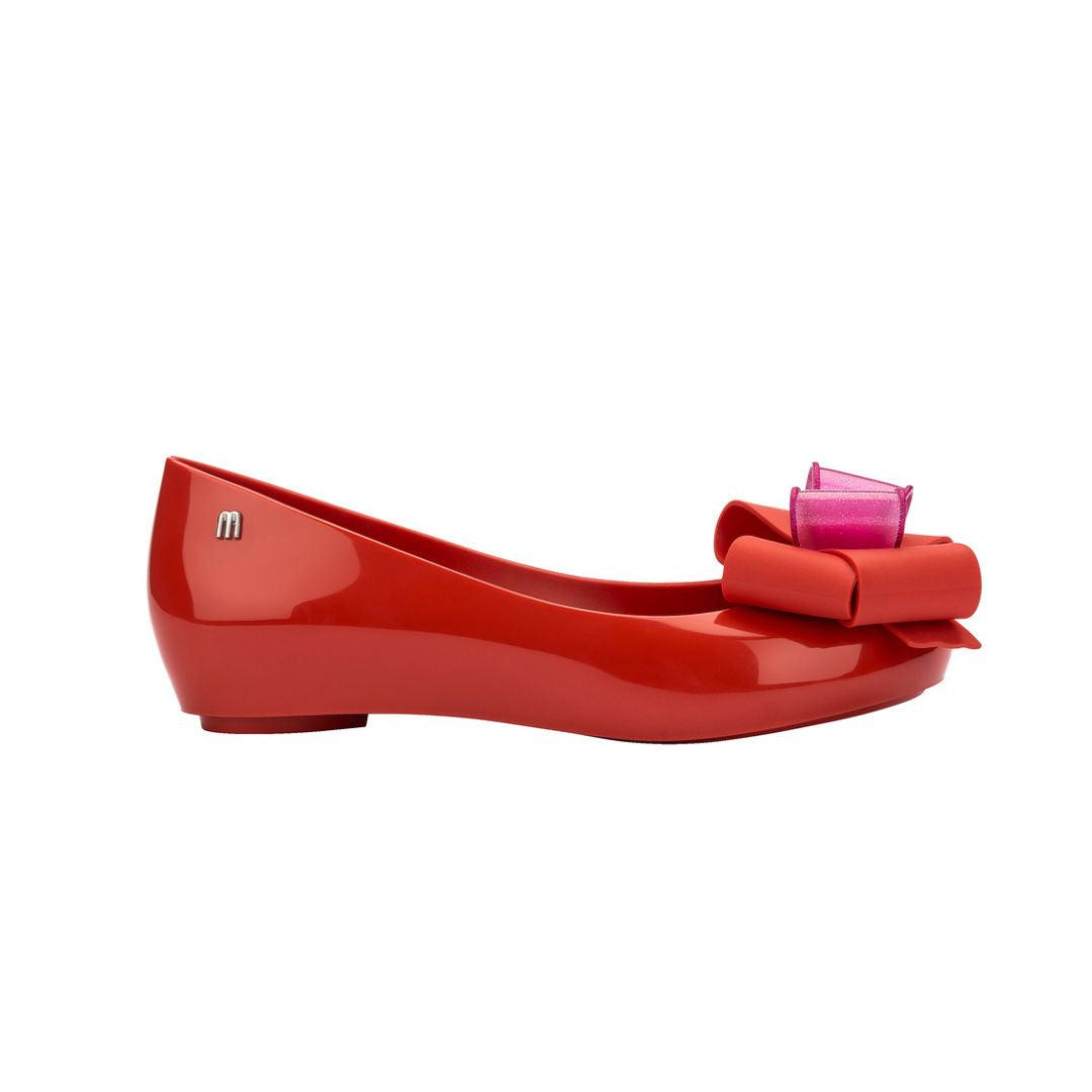 Melissa Ultragirl Sweet XXI Ad Red Baleriny Damskie Z Kokardą Czerwone