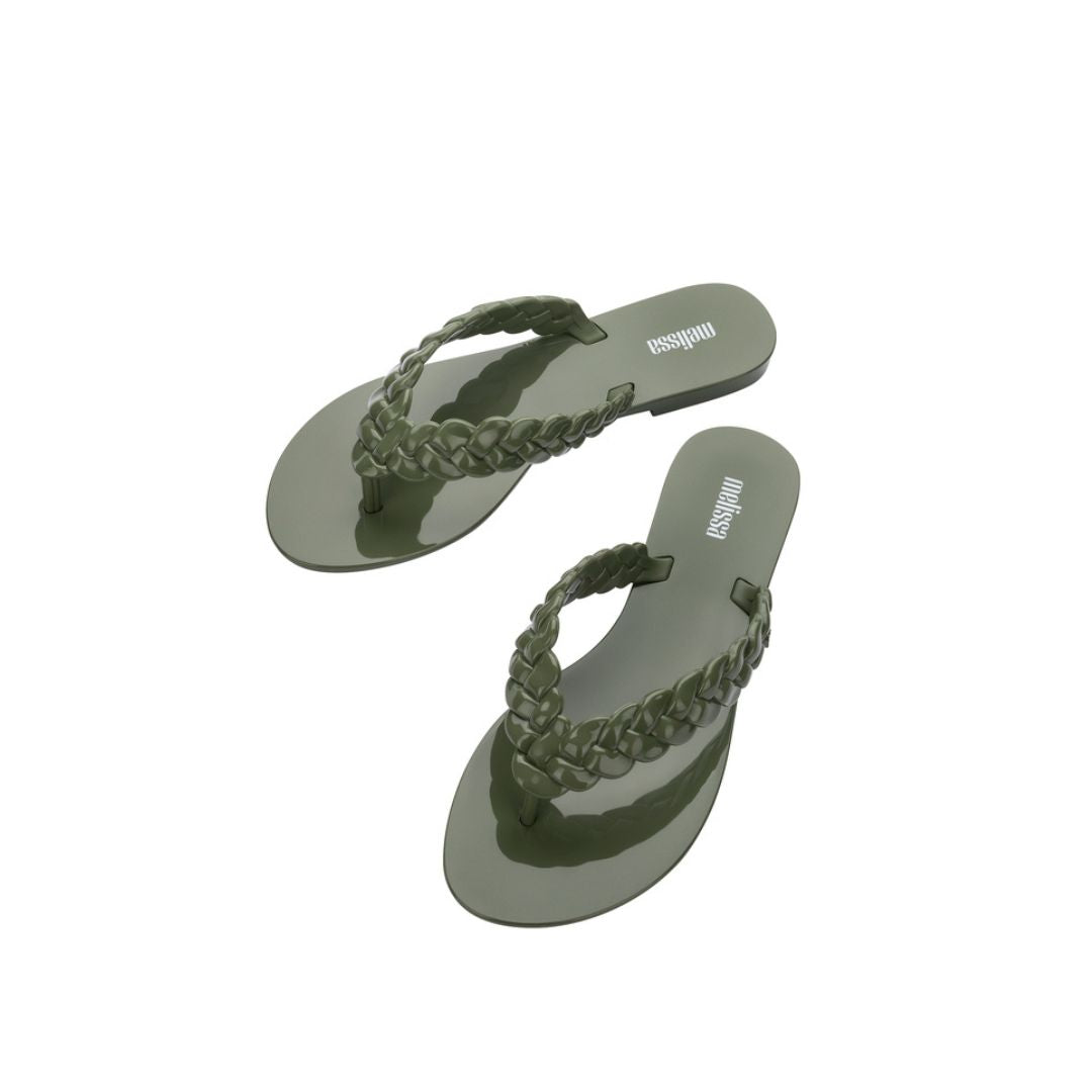 Melissa Wrap Flip Flop AD Green Japonki Damskie Zielone
