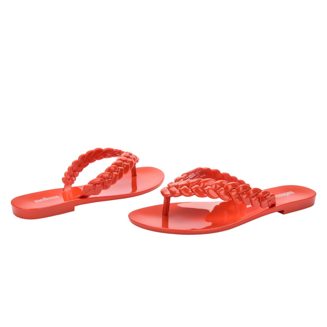Melissa Wrap Flip Flop AD Red Japonki Damskie Czerwone