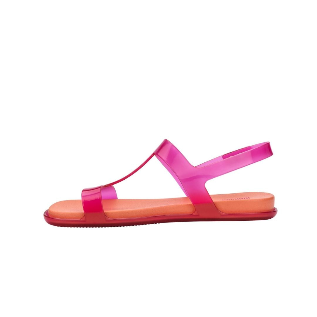 Melissa Adore Sandal AD Pink Transparent Orange Sandały Damskie Różowe