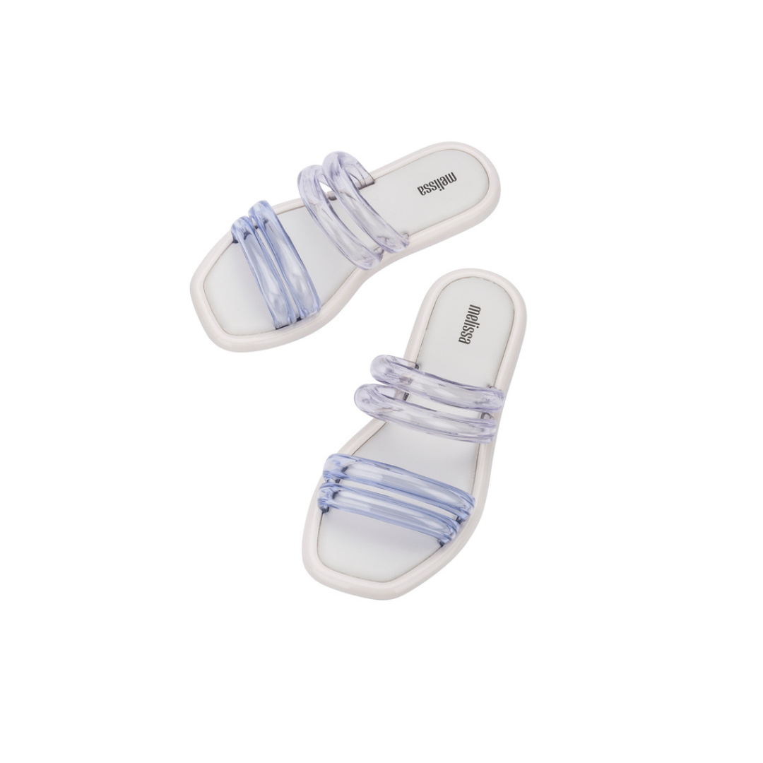 Melissa Airbubble Slide AD White/Clear Klapki Damskie Białe