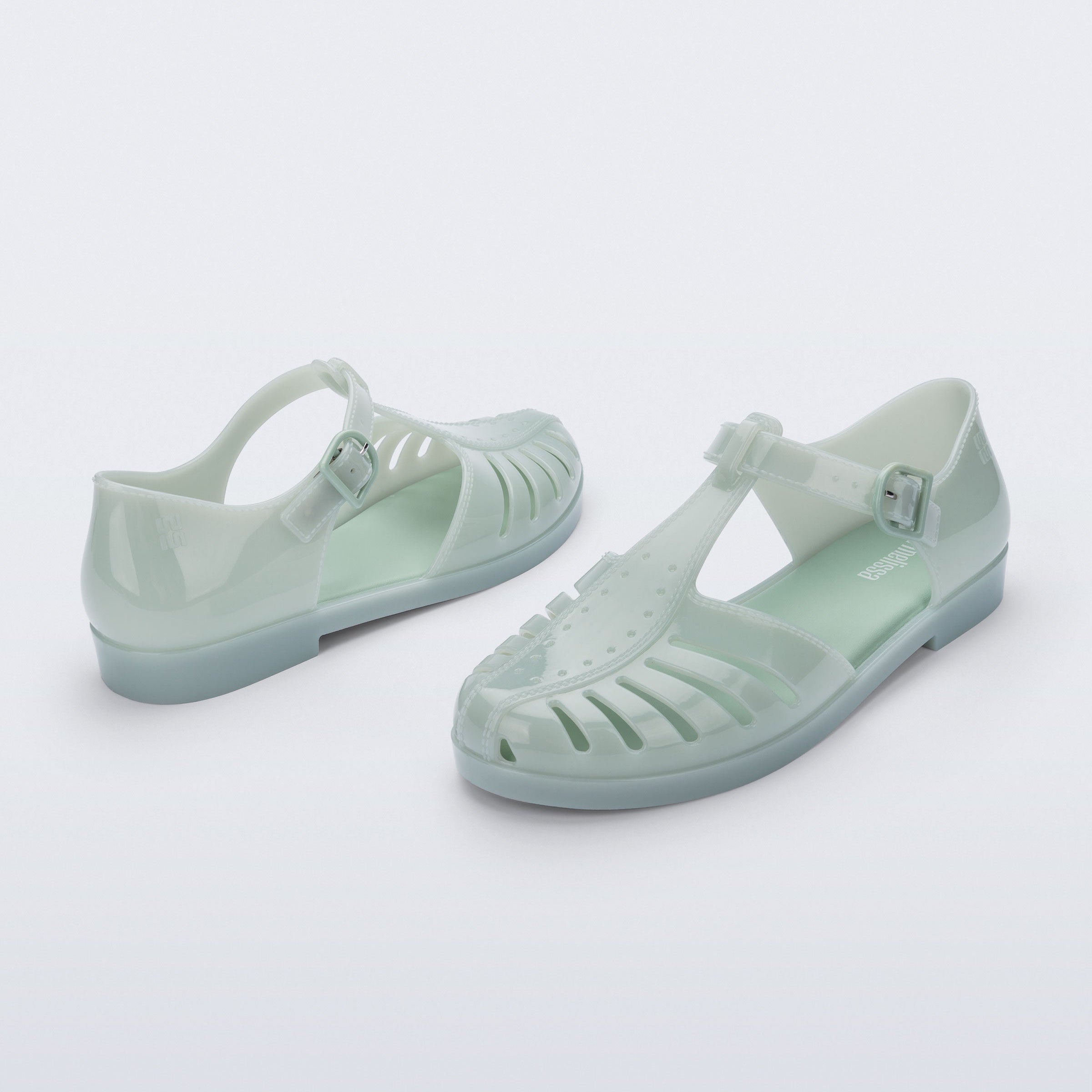 Melissa Aranha 79 II AD Green Sandały Damskie Zielone