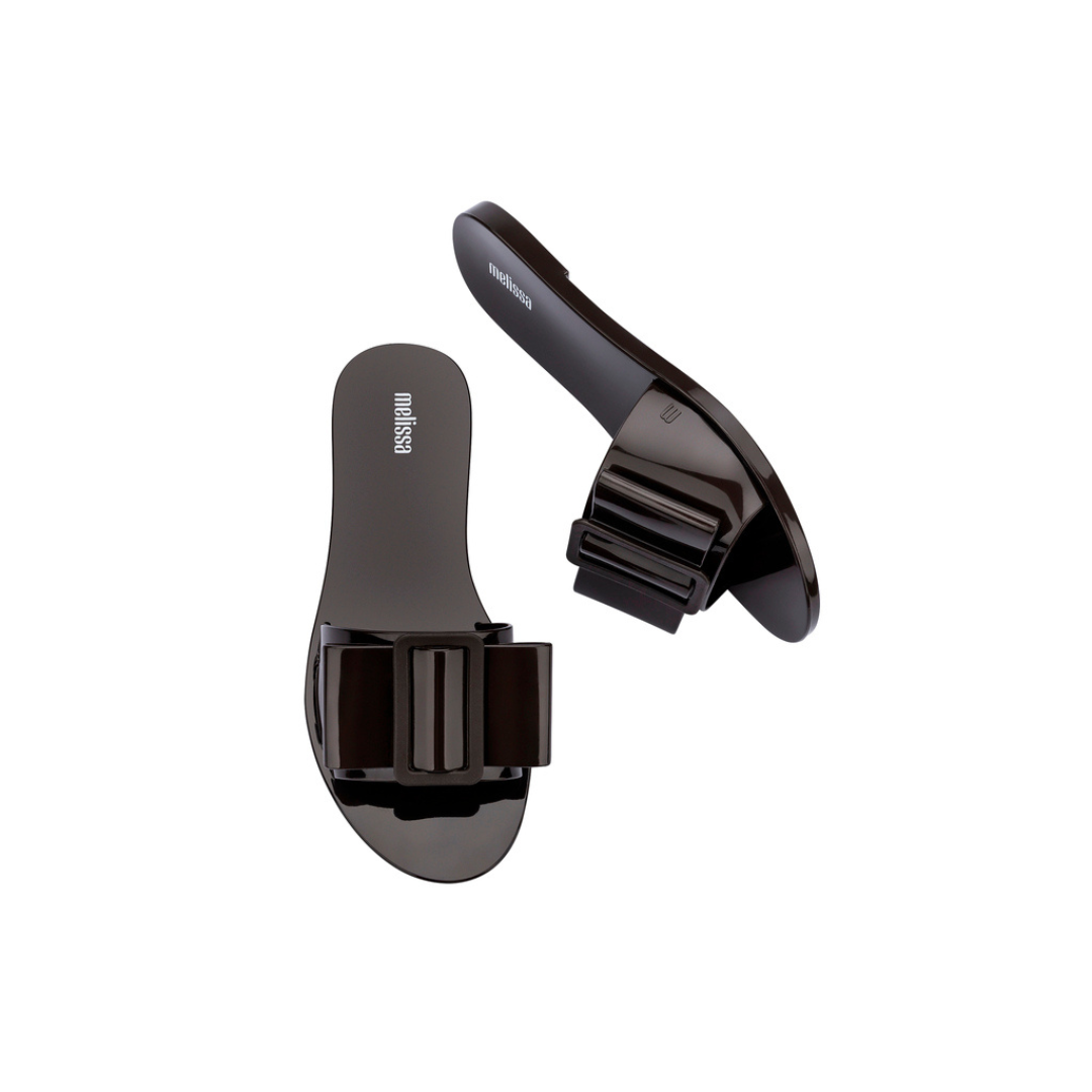 Melissa Babe Ad Brown Klapki Damskie Brązowe