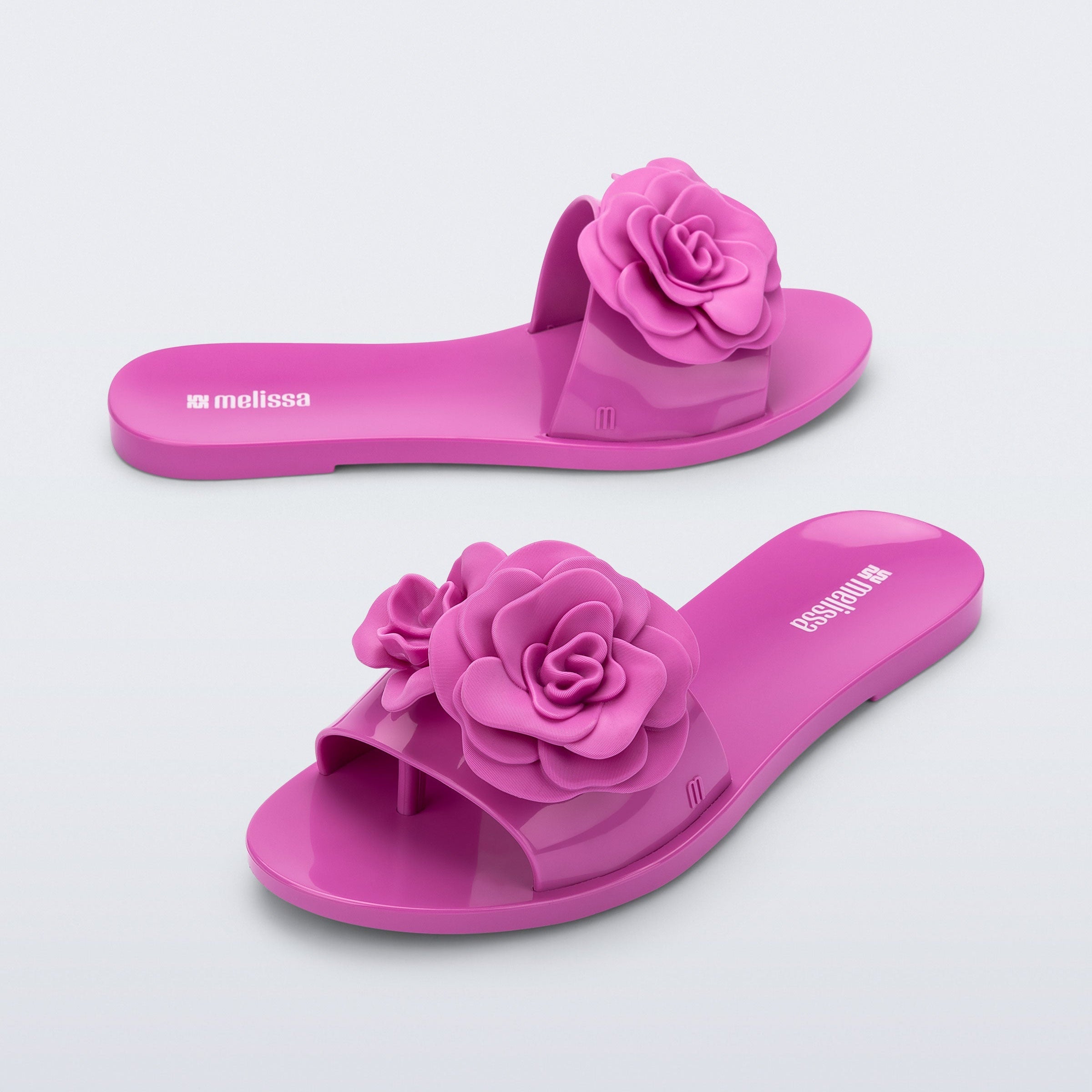 Melissa Babe Petals Ad Lilac Klapki Damskie Liliowe