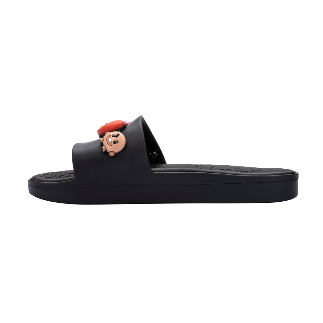 Melissa Beach Slide Next Gen + BT21 Black Klapki Damskie Czarne