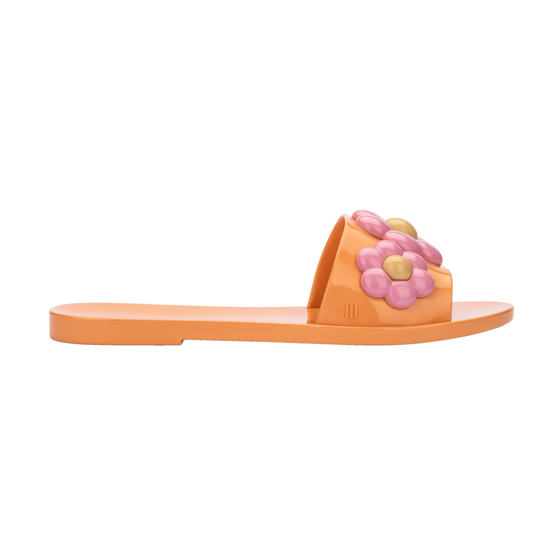 Melissa Bebe Spring Ad Orange/Pink Klapki Damskie Pomarańczowe