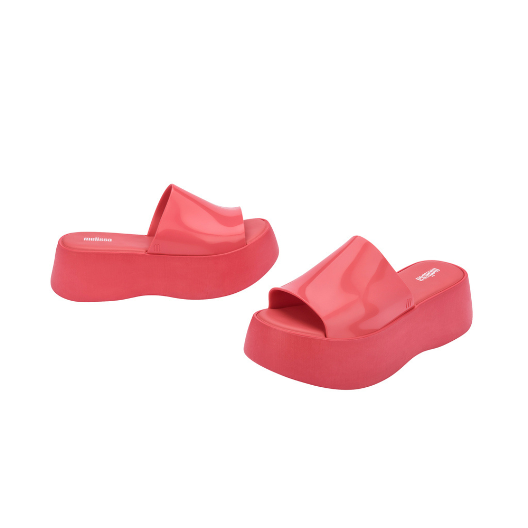 Melissa Becky Ad Orange II Klapki Na Platformie Damskie Pomarańczowe