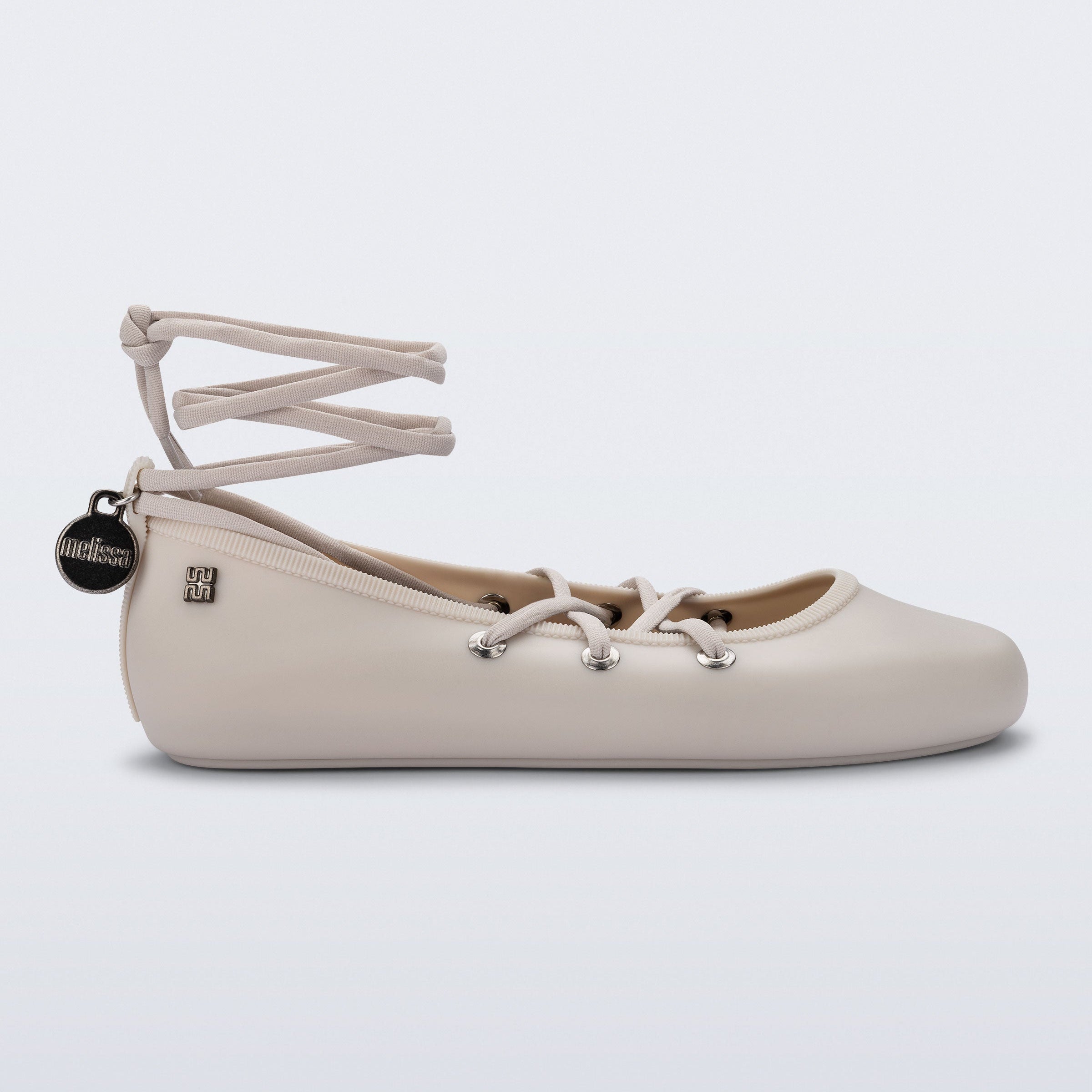 Melissa Beta AD Beige Baleriny Damskie Beżowe