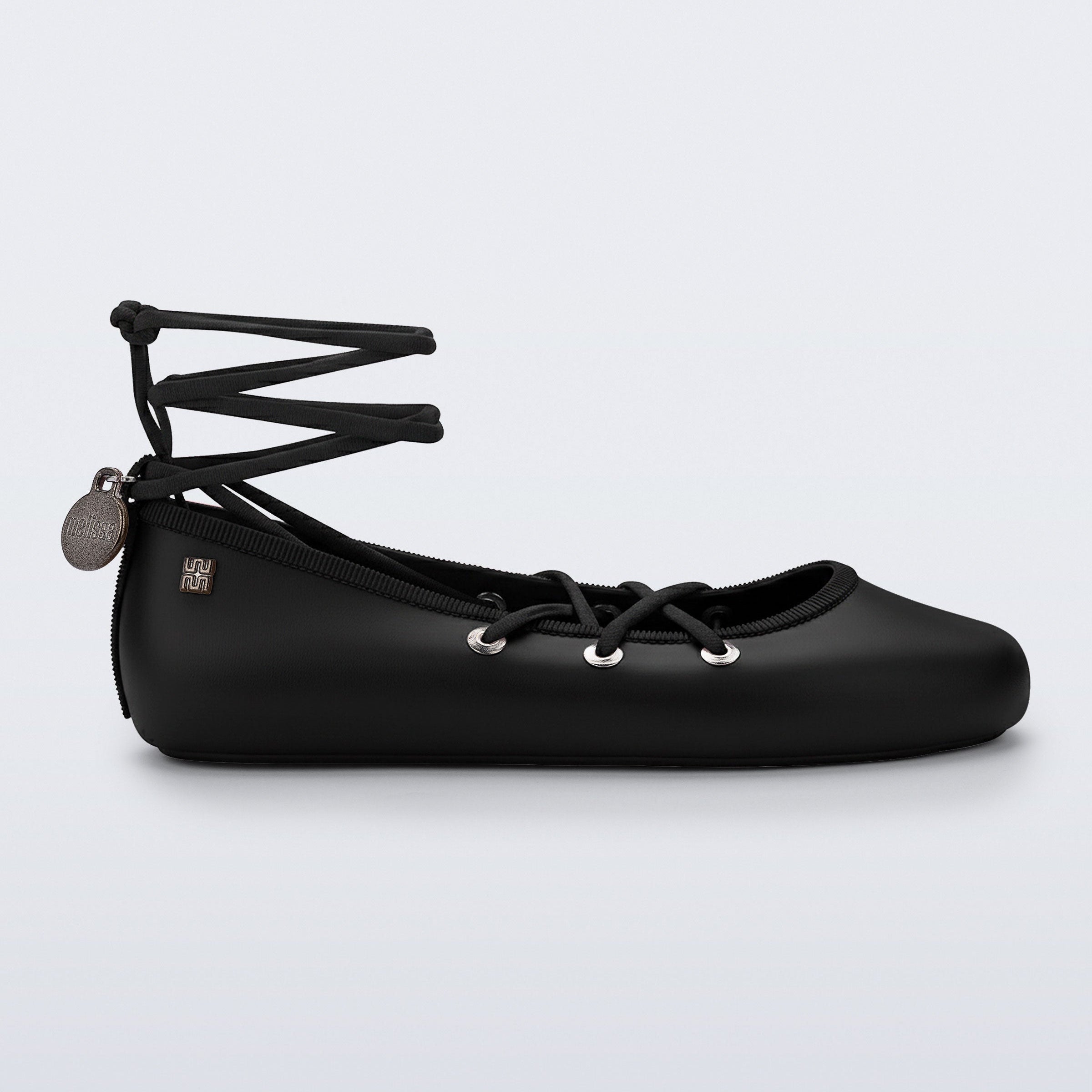 Melissa Beta AD Black Baleriny Damskie Czarne